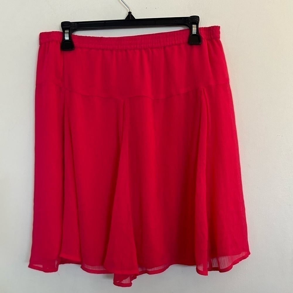 Old Navy small stretch waist pull on fuchsia pink skirt
